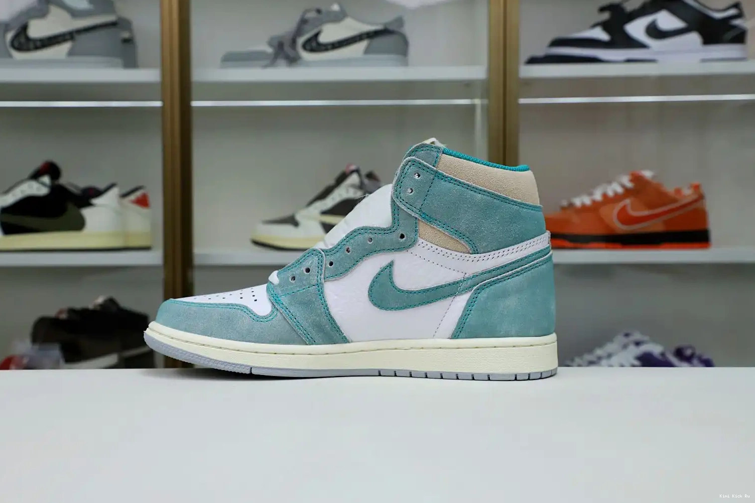 RETRO JORDAN AIR OG 'TURBO Kimikick GREEN' HIGH 1 0818